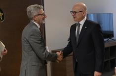 Minister Vučević meets with French Ambassador Cochard