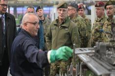 Chief of General Staff visits Zastava Arms JSC