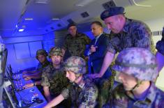 Minister Stefanović visits 250th Air Defence Missile Brigade