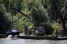 River Flotilla’s drills on Tisza River near Titel