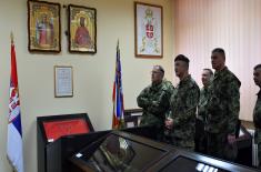 Obilazak jedinica Komande za obuku u garnizonu Kruševac