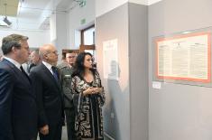 Minister Vučević opens exhibition “Papers of a Time – German War Propaganda 1941-1944“