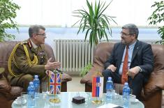 Састанак државног секретара Старовића са начелником Санитетске службе Оружаних снага Уједињеног Краљевства генералом Хоџетсом