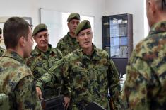 Obilazak jedinica Komande za obuku u garnizonu Kruševac