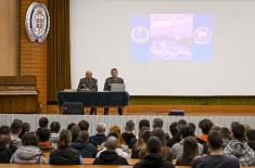 High school students from Aranđelovac visit Military Academy