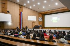 High school students from Aranđelovac visit Military Academy