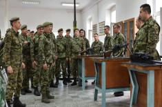 Obilazak jedinica Komande za obuku u garnizonu Kruševac