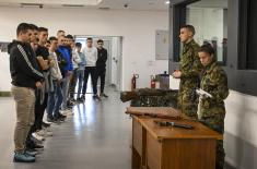 High school students from Aranđelovac visit Military Academy