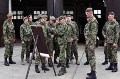 Visit to Training Command units in Kruševac garrison