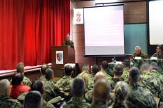 Visit to Training Command units in Kruševac garrison