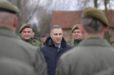 Министар Стефановић: Војска један од кључних гаранта мира и стабилности 