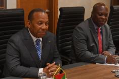 Minister Vučević Meets Prime Minister of São Tomé and Principe Trovoada