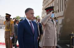 Minister Stefanović lays wreaths at the Unknown Soldier Memorial and at the tomb of Egyptian President Sadat