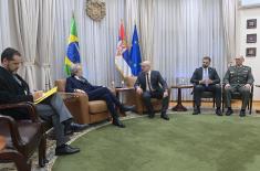 Sastanak ministra odbrane sa ambasadorom Brazila