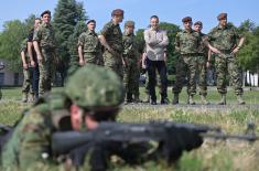 Minister Stefanović: Voluntary military service in 72nd Brigade only for the best