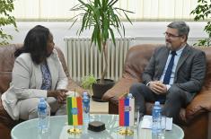 State Secretary Starović meets with Ethiopian State Minister of Defence Martha Luigi