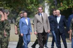 President Vučić: We will continue to strengthen armed forces and defence industry