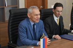 Minister Vučević Meets Ambassador of the Russian Federation Botsan-Kharchenko