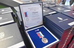 Veteran Commemorative Medals awarded to veterans, war-disabled and families of fallen soldiers from Apatin municipality