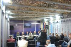 Panel “Concept of total defense in the contemporary conditions” held at the Book Fair