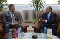 Састанак помоћника министра Бандића са одлазећим амбасадором Кипра Теофилактуом