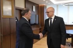 Minister Vučević meets with Deputy Minister of Defence Industry of Azerbaijan