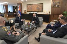 Minister Vučević meets with Deputy Minister of Defence Industry of Azerbaijan