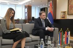 Minister Vučević meets with Deputy Minister of Defence Industry of Azerbaijan