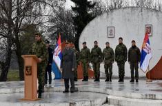 Training of civilian candidates for Serbian Armed Forces non-commissioned officers