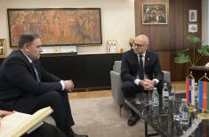 Minister Vučević meets with Deputy Minister of Defence Industry of Azerbaijan