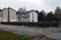 Training of civilian candidates for Serbian Armed Forces non-commissioned officers