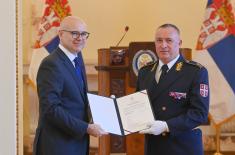 Minister Vučević presents promotion and appointment decrees