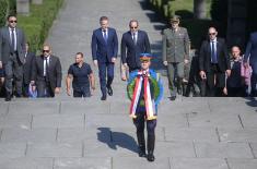 President of Egypt lays wreath at Monument to Unknown Hero on Mt. Avala