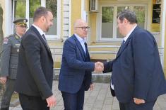 Minister Vučević meets with president of Kovačica municipality