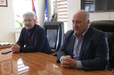 Minister Vučević meets with president of Sjenica municipality