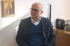 Minister Vučević visits Religious Charitable Guardianship
