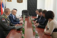 Minister Vučević meets with president of Kovačica municipality