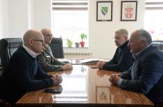 Minister Vučević meets with president of Sjenica municipality