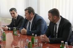 Sastanak ministra Vučevića sa predsednikom opštine Kovačica