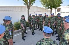 Visiting Serbian Peacekeepers in the South of Lebanon