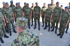 Visiting Serbian Peacekeepers in the South of Lebanon