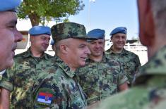 Visiting Serbian Peacekeepers in the South of Lebanon