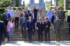 President of Egypt lays wreath at Monument to Unknown Hero on Mt. Avala