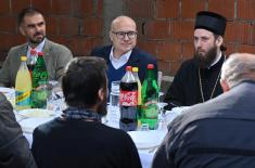 Minister Vučević visits Religious Charitable Guardianship