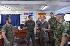 Visiting Serbian Peacekeepers in the South of Lebanon