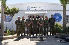 Visiting Serbian Peacekeepers in the South of Lebanon