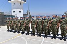 Visiting Serbian Peacekeepers in the South of Lebanon