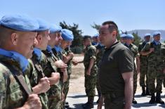 Visiting Serbian Peacekeepers in the South of Lebanon