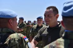 Visiting Serbian Peacekeepers in the South of Lebanon