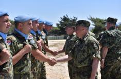 Visiting Serbian Peacekeepers in the South of Lebanon